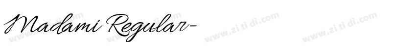 Madami Regular字体转换 Madami Regular字体转换